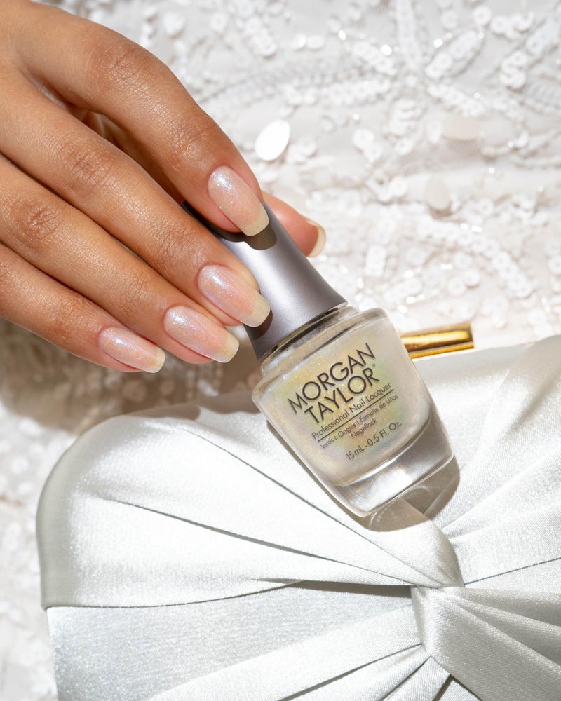 Morgan Taylor Nail Lacquer (Izzy Wizzy, Let's Get Busy) Iridescent Professional Lacquer, Vibrant, Chip-Resistant, Fast-Drying, Long-Lasting, High-Shine, Perfect for Manicures & Pedicure, 0.5 ounce. - Image 2